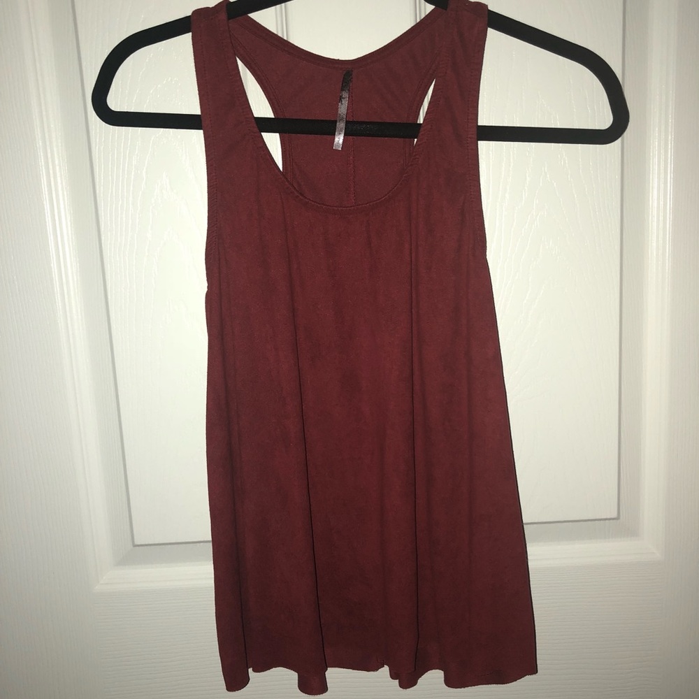 Super soft red tank top